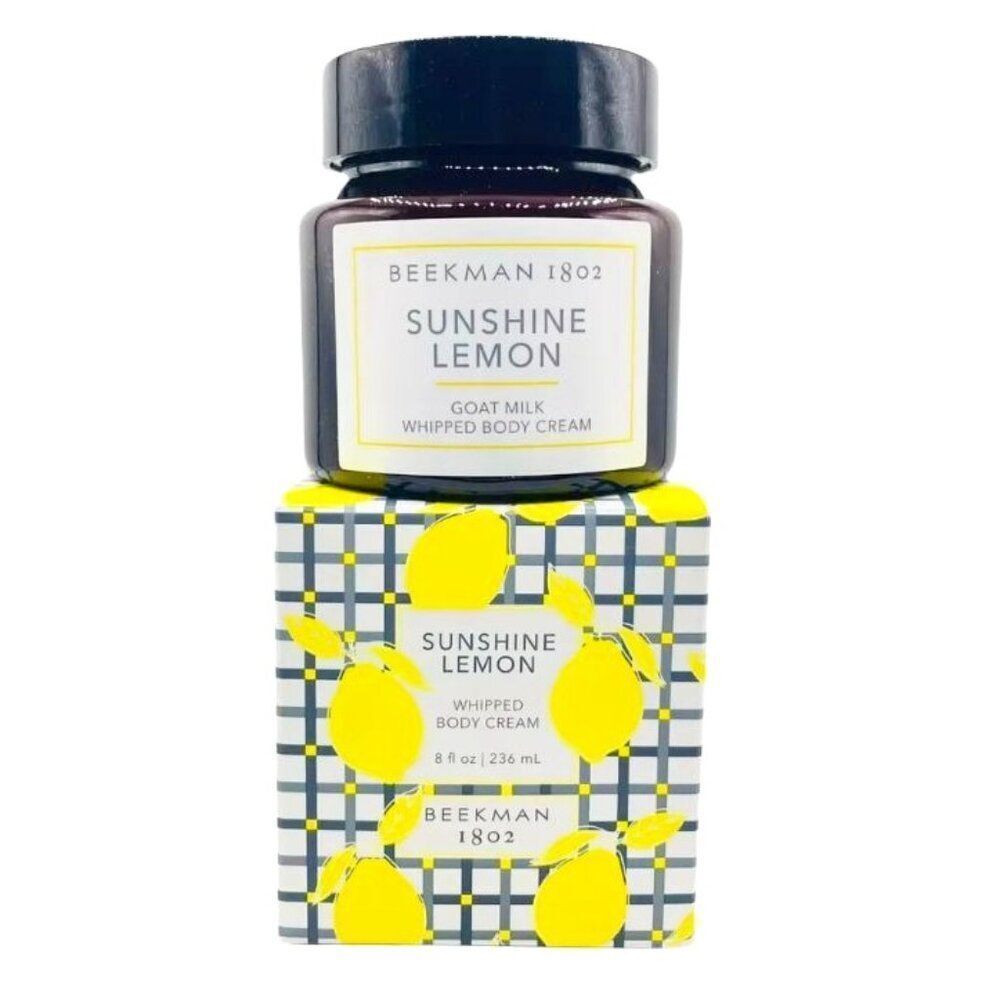 BEEKMAN 1802 WHIPPED‎ BODY CREAM - SUNSHINE LEMON